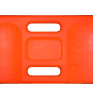Kniekussen ergonomische vorm softmat oranje
